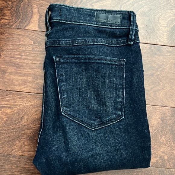 Dark Blue Wash Abercrombie and Fitch Skinnt Jeans size 24/24 - Picture 4 of 5
